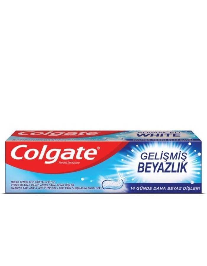 Colgate Gelişmiş Beyazlık Beyazlatıcı Diş Macunu 3 X 75 Ml + Üçlü Etki Diş Fırçası